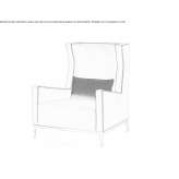 Armchair with armrests Ponts