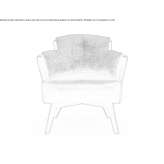 Fotel skórzany z podłokietnikami Puyehue