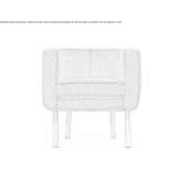 Fabric armchair with armrests Hone