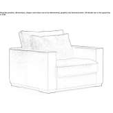 Fotel skórzany z podłokietnikami Rama