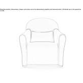 Fabric armchair with armrests Kaynasli