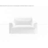 Fabric armchair with removable cover Saletto