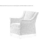 Fabric armchair with armrests Davie