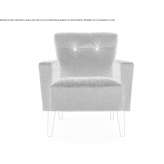 Fabric armchair with armrests Gerbido