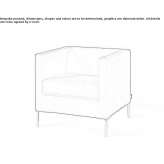 Armchair with armrests Aramango