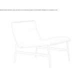 Leather armchair with armrests Neopolis