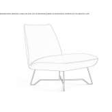 Fabric armchair Vilada