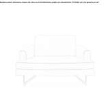 Leather upholstered armchair with armrests Iuka