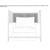 Fabric armchair with high backrest Cassis