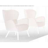 Fabric armchair with armrests Wyoming