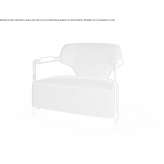 Fabric armchair with armrests Novigrad