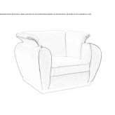 Armchair with armrests Zena