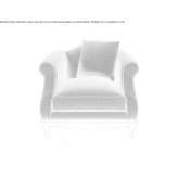 Fabric armchair with armrests Annaburg