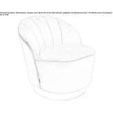 Fabric armchair Broumov