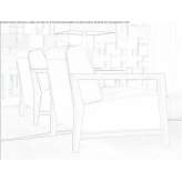 Leather armchair with armrests Brenas
