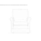 Fabric armchair with armrests Jicamas