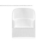 Upholstered armchair with high backrest Oetz