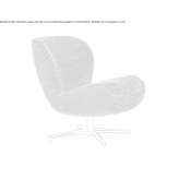 Swivel fabric chair with 4-star base Alijo