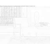 Fabric armchair with armrests Acos