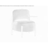 Fabric armchair Tierzo