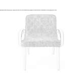 Fabric armchair with armrests Wallacia