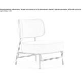 Fabric armchair Dalry
