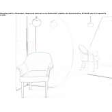 Armchair with armrests Lukavice