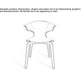 Leather armchair Burlats