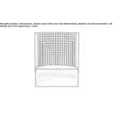 Wooden veneer armchair with integrated cushion Sturt