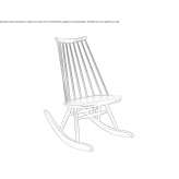 Birch rocking chair Fredonia