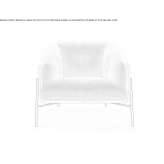 Fabric armchair with armrests Sanov