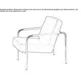 Upholstered armchair with armrests Daix