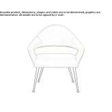Armchair with armrests Eferding