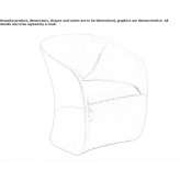 Upholstered armchair with armrests Temryuk