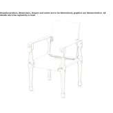 Armchair with armrests Alamillo