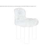 Armchair upholstered with fabric Vezin