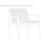 Tanned leather armchair with armrests Bolekhiv