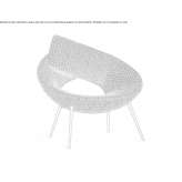 Armchair upholstered with fabric Petrovo