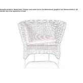 Armchair with high backrest and sled base Ceggia