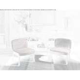 Fabric armchair Maras