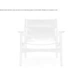 Wooden armchair with armrests Eruh