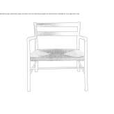 Armchair with armrests Blagesti