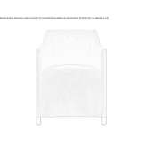 Fabric armchair with removable cover and armrests Misantla
