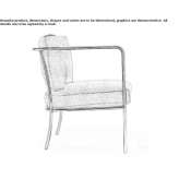 Armchair with armrests Furore