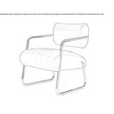Armchair with armrests Voltana