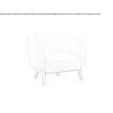 Fabric armchair with armrests Fampoux