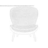 Upholstered armchair Alijo