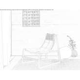 Leather armchair Horstmar