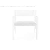 Ash armchair with armrests Lier