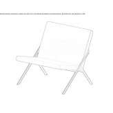 Leather lounge chair Rossello